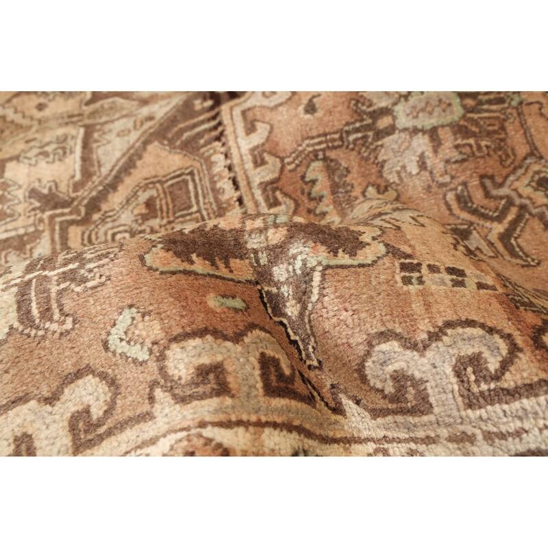 ECARPETGALLERY Hand-knotted Sarabi Brown Wool Rug - 7'5 x 10'10