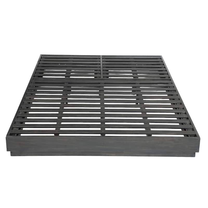 Christopher Knight Home - Outdoor Acacia Wood 5-Position Adjustable Double Sunlounge Set with 16.54" Ceramic Tile Side Table