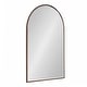 preview thumbnail 7 of 13, Kate and Laurel Gwendolyn Arch Wall Mirror 20x30 - Bronze