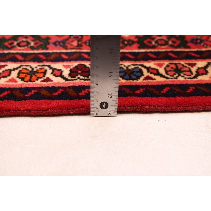 ECARPETGALLERY Hand-knotted Andelz Red Wool Rug - 2'8 x 9'8