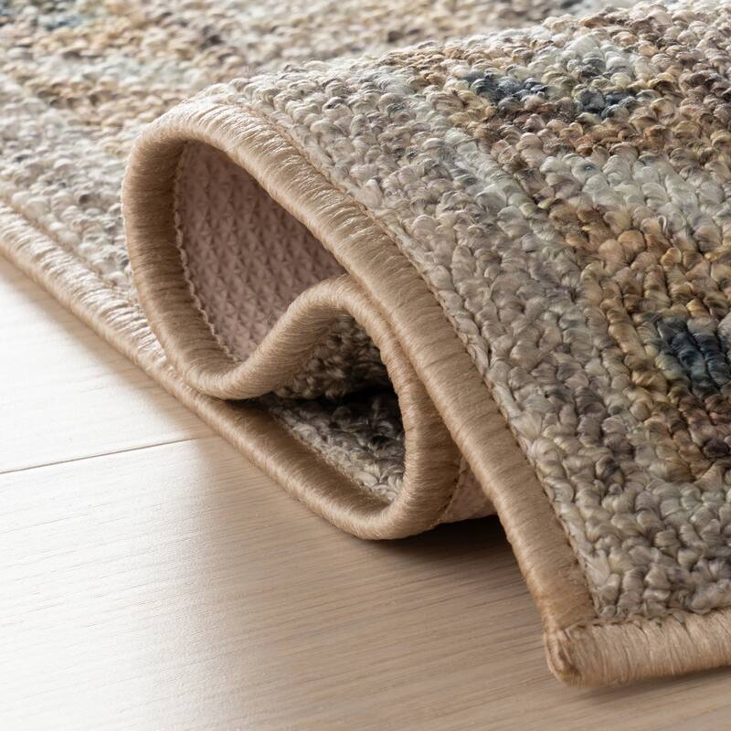 Nuloom Maelis Traditional Bordered Washable Area Rug