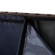preview thumbnail 60 of 61, Outdoor 52.75"W 140 Gallon Patio Oversize Wicker Storage Bench Deck Box - 52.75"W x 29"D x 26"H