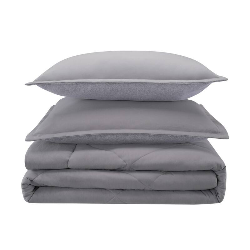 Serta Supersoft Cooling Bed Set, Reversible Comforter Set