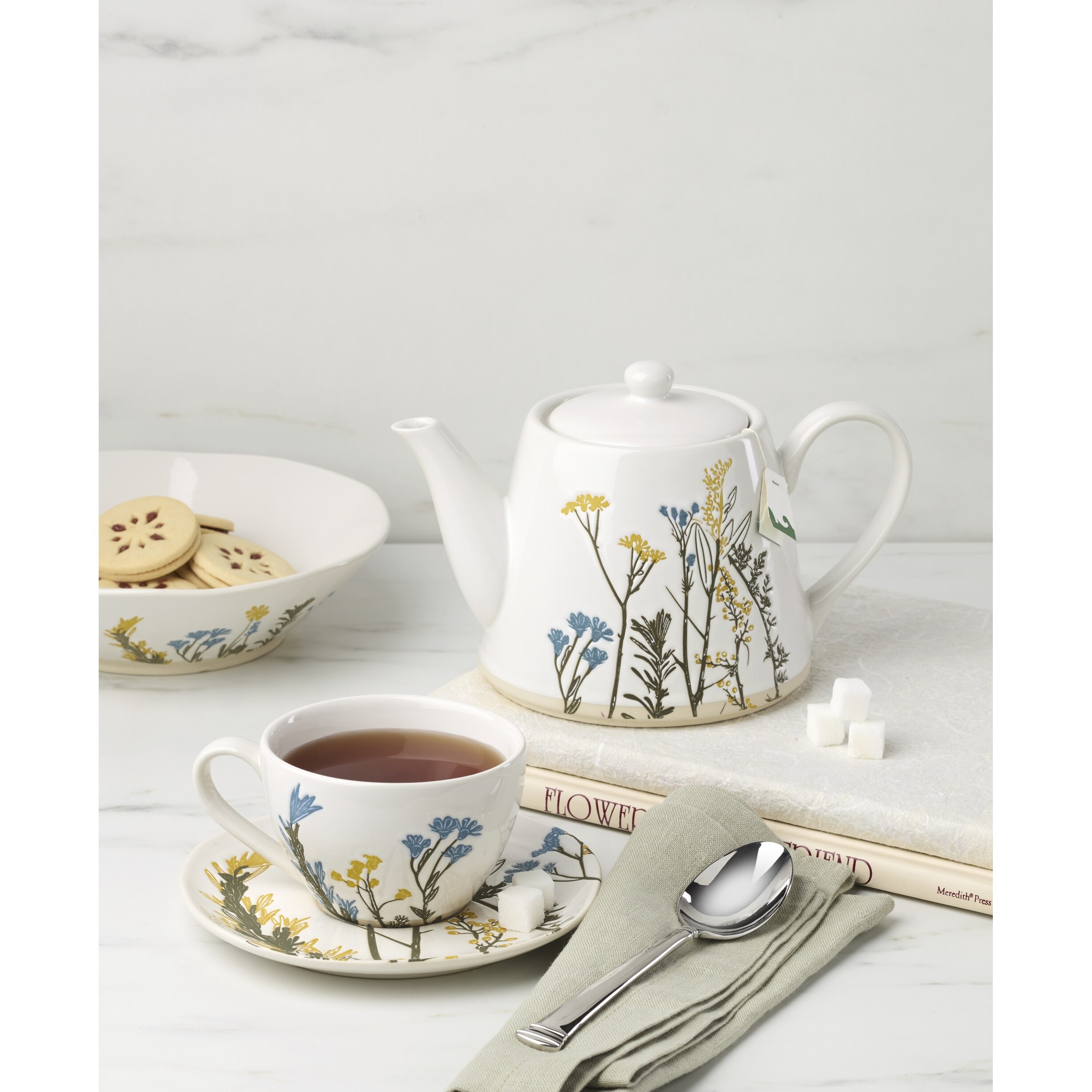 Lenox Wildflowers Tea Cup & Saucer, Set of 4 - Bed Bath & Beyond