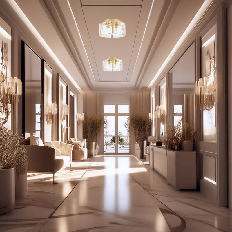 14 Inch light fixture gold ceiling lighting metal light for the kitchen