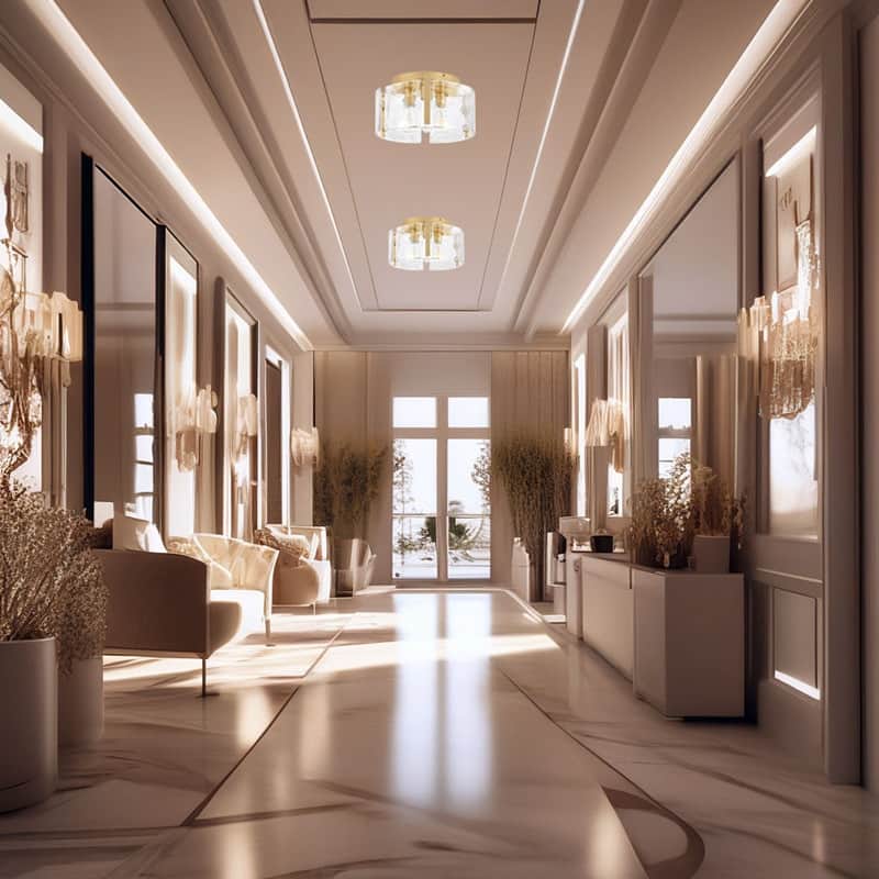 14 Inch light fixture gold ceiling lighting metal light for the kitchen