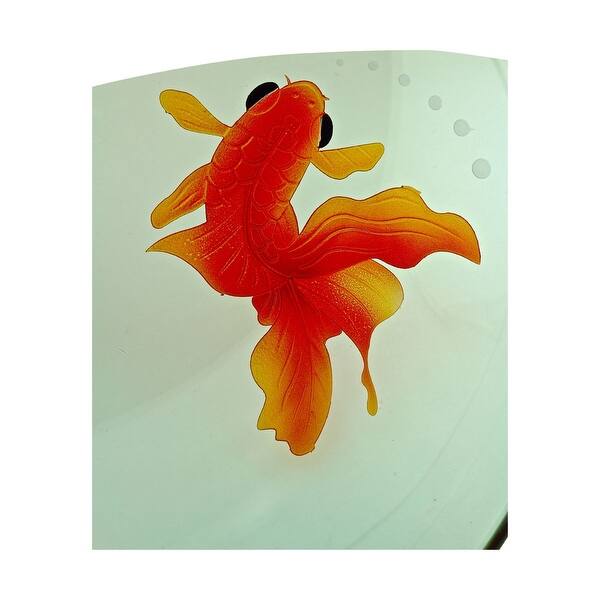 Shop Tempered Glass Vessel Sink With Drain Clear Single Layer
