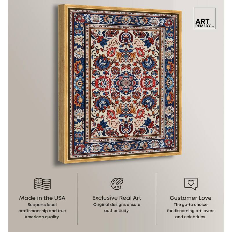 Morrocan Garden Canvas by Art Remedy