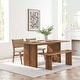 preview thumbnail 12 of 10, Amistad 72" Wood Dining Table and Bench Set