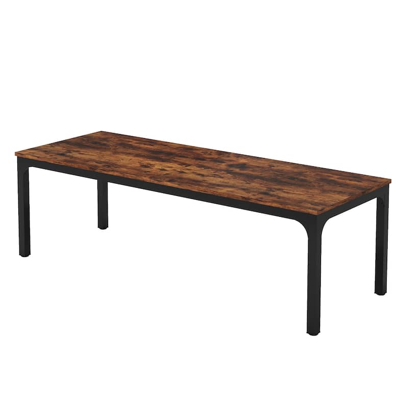 78" Dining Table Large Rectangle Kitchen Dinner Table for 6-8 People Long Modern Dining Room Furniture (Table only)
