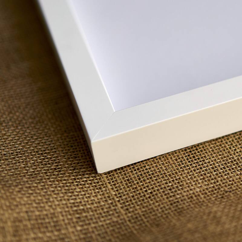 40x10 Shadow Box Frame White 1 Real Wood