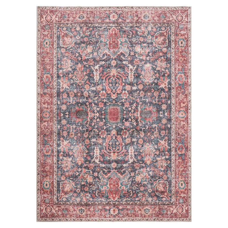 VER02 Vera Collection Multi Power Loomed Indoor Area Rug