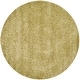 preview thumbnail 83 of 187, SAFAVIEH California Premium Shag Izat 2-inch Thick Area Rug 6'7" Round - Green - Round