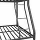 preview thumbnail 10 of 13, Black Bunk Bed Noise Reduced Bed, CPC Certified, Twin over Full
