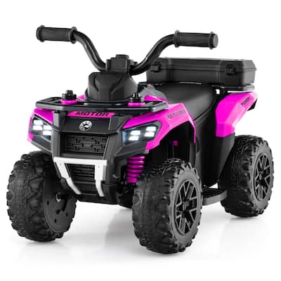 Costway 6V Toddler Ride On Electric Car ATV with Lights & Music & USB - See Details