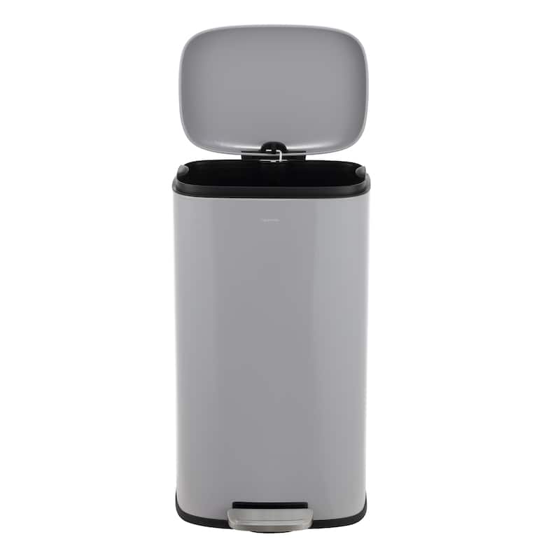 happimess 13-Gallon Trash Can with Soft-Close Lid and FREE Mini Trash Can