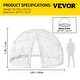 preview thumbnail 9 of 7, VEVOR Garden Dome Bubble Tent Upgraded Geodesic Dome Greenhouse