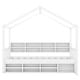 preview thumbnail 21 of 25, Wooden House Bed with Shelves and Storage