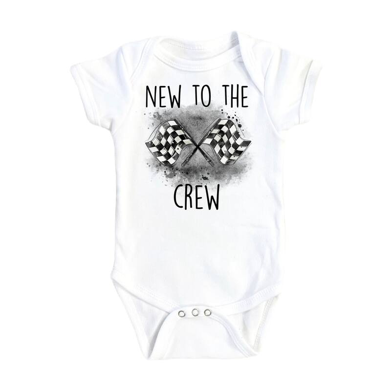 Racing - Baby Boy Girl Clothes Infant Bodysuit Funny Cute Newborn 3C - Pink - 0-3M