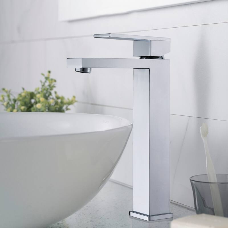 Bathroom Single Hole Basin Tap Lever Sink Chrome Vessel Faucet
