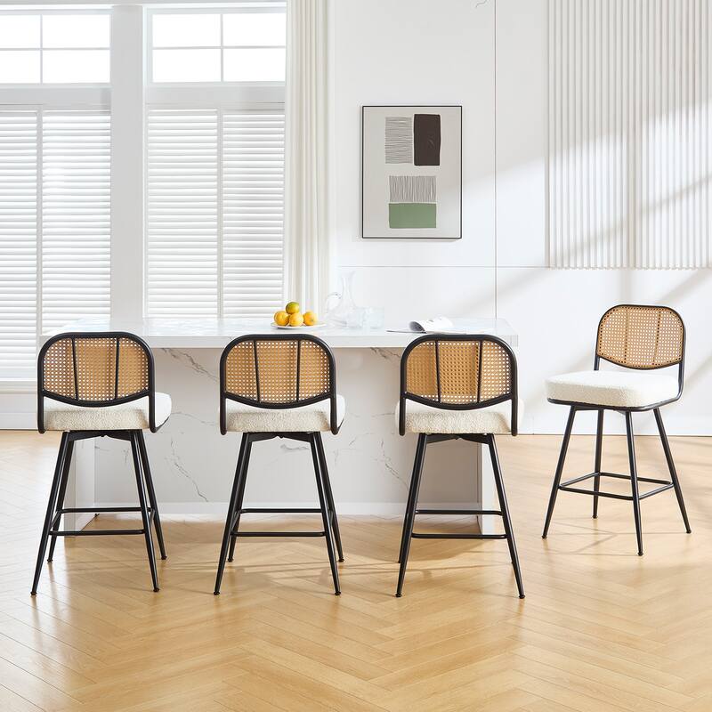 26"/29" Counter Height Swivel Bar Stools Set of 2/3/4