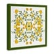 preview thumbnail 3 of 8, Stupell Golden Blooms Symmetry Canvas Wall Art Design By Michelle Ingari Designs