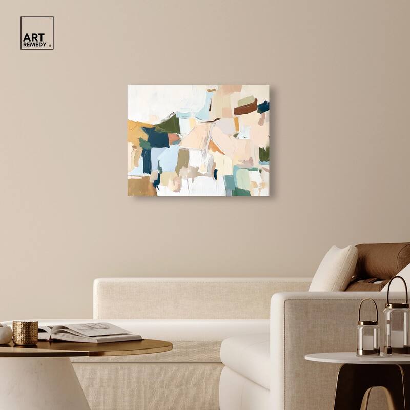 Pastel Mixture Canvas by Art Remedy, Gallery Wrapped