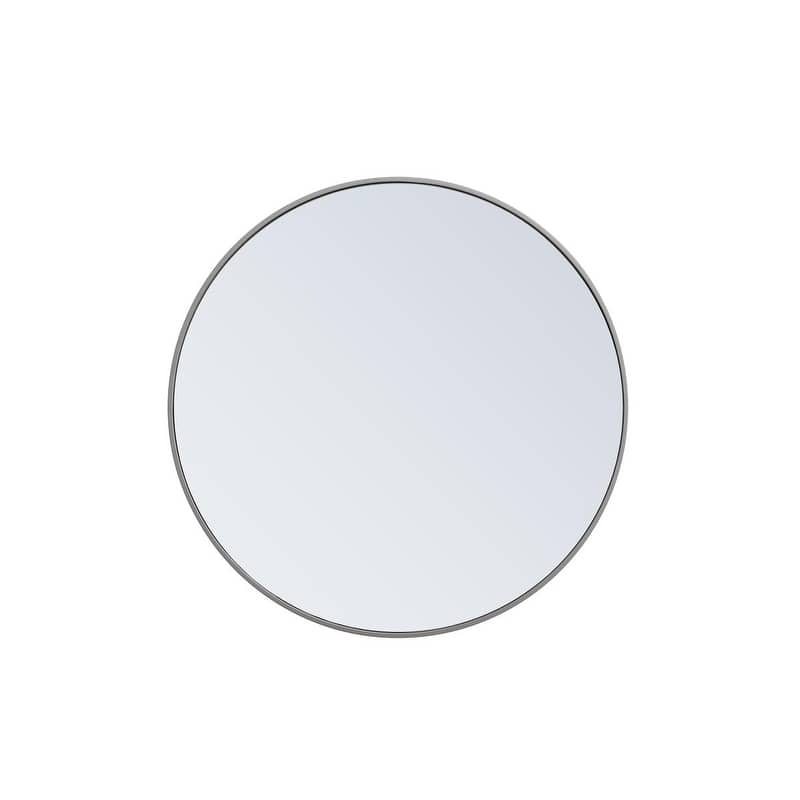 Carson Carrington Labbemala Metal Frame Round Mirror
