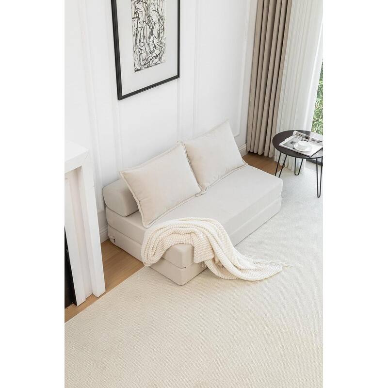 Twin Foldable Sleeper Chair Bed, 5-Second Bed for Dorm Living Room