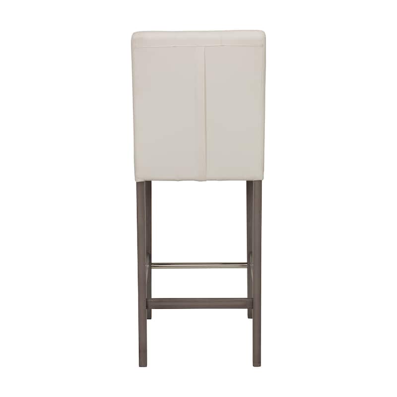 Leila Upholstered 31" Bar Height Barstool