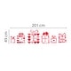 preview thumbnail 6 of 5, Walplus Minimal Colorful Hearts Wall Sticker Decal DIY Art Home Decor