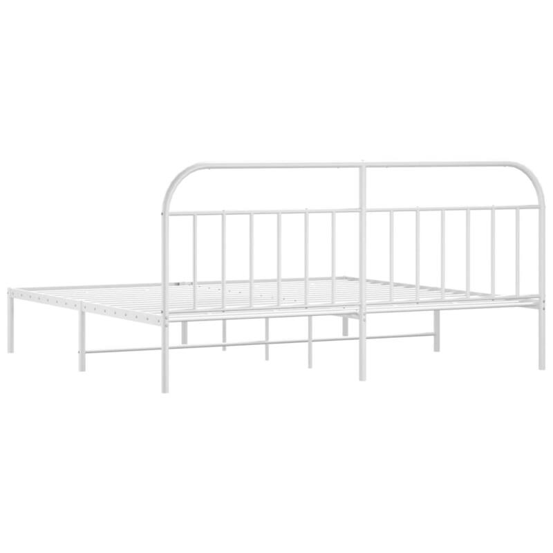 vidaXL 12 Inches Metal Bed Frame No Mattress