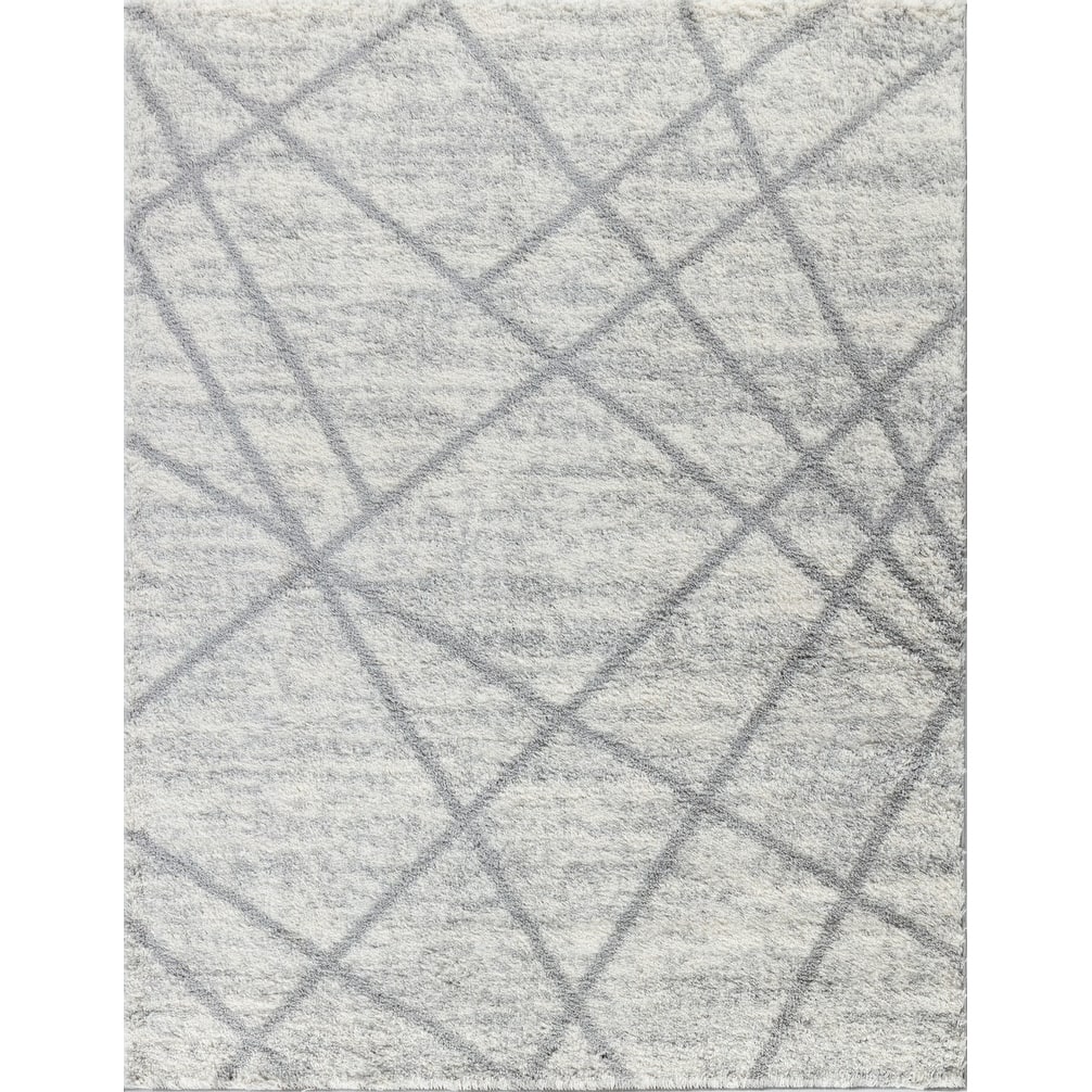 Loft Shag GC_CZY1004 Ivory Shaggy Area Rug