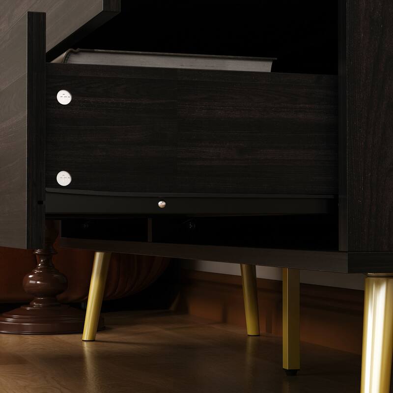 Timechee Modern 6 Drawer Storage Chest Double Dresser Sideboard Cabinet