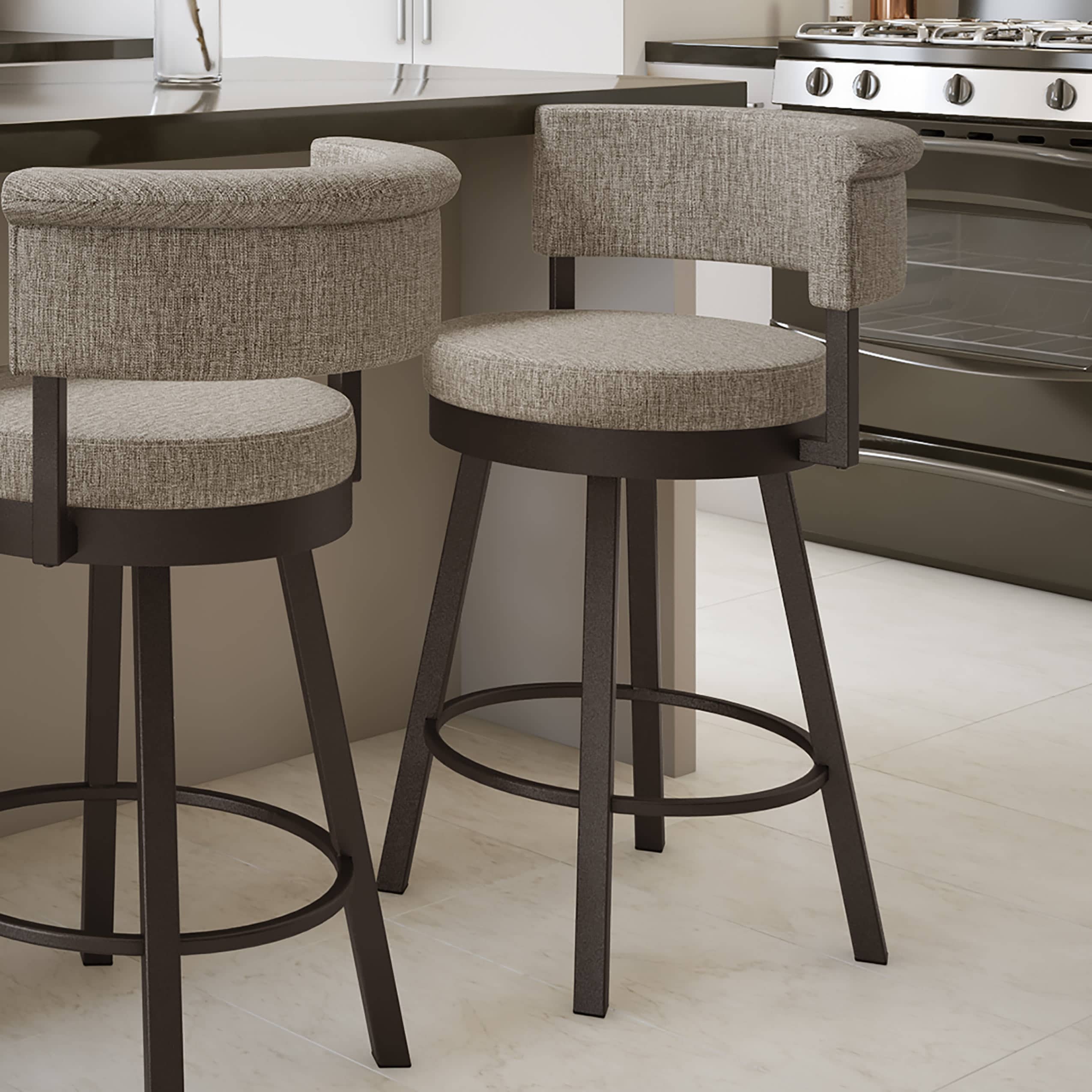 Amisco Rosco Swivel Counter Stool