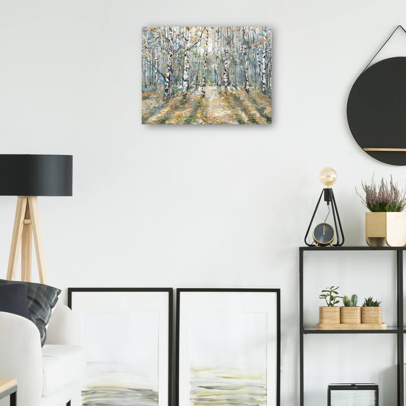 Kaleidoscope Trees II By Studio Arts Canvas Art Print