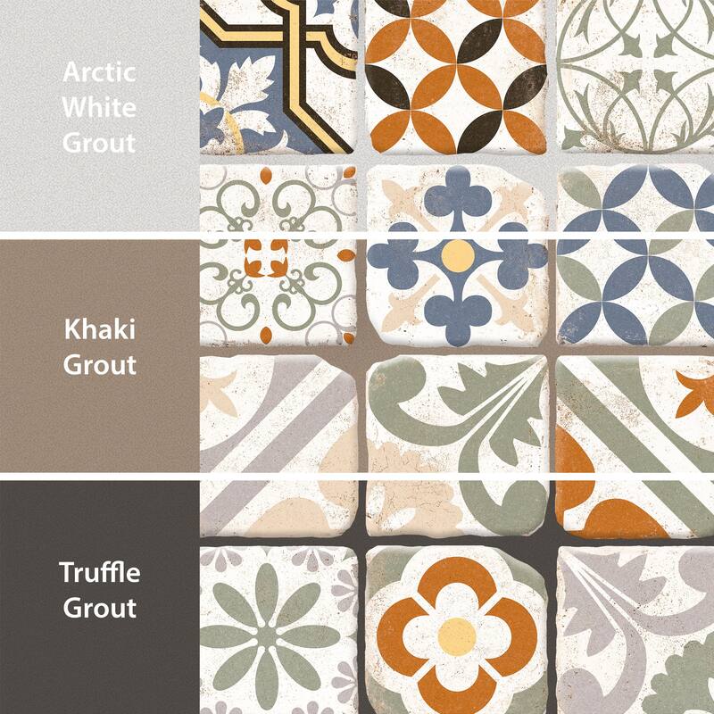 Merola Tile Benisa Decor Aida 5-7/8" x 5-7/8" Porcelain Floor and Wall Tile