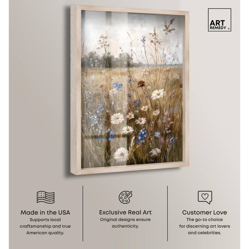 Field of Forgotten Dreams III Shadowbox by Art Remedy