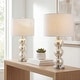 preview thumbnail 14 of 63, JONATHAN Y Ella 27" Glass Triple-Sphere LED Table Lamp, Mercury Silver/Chrome (Set of 2) Mercury Silver