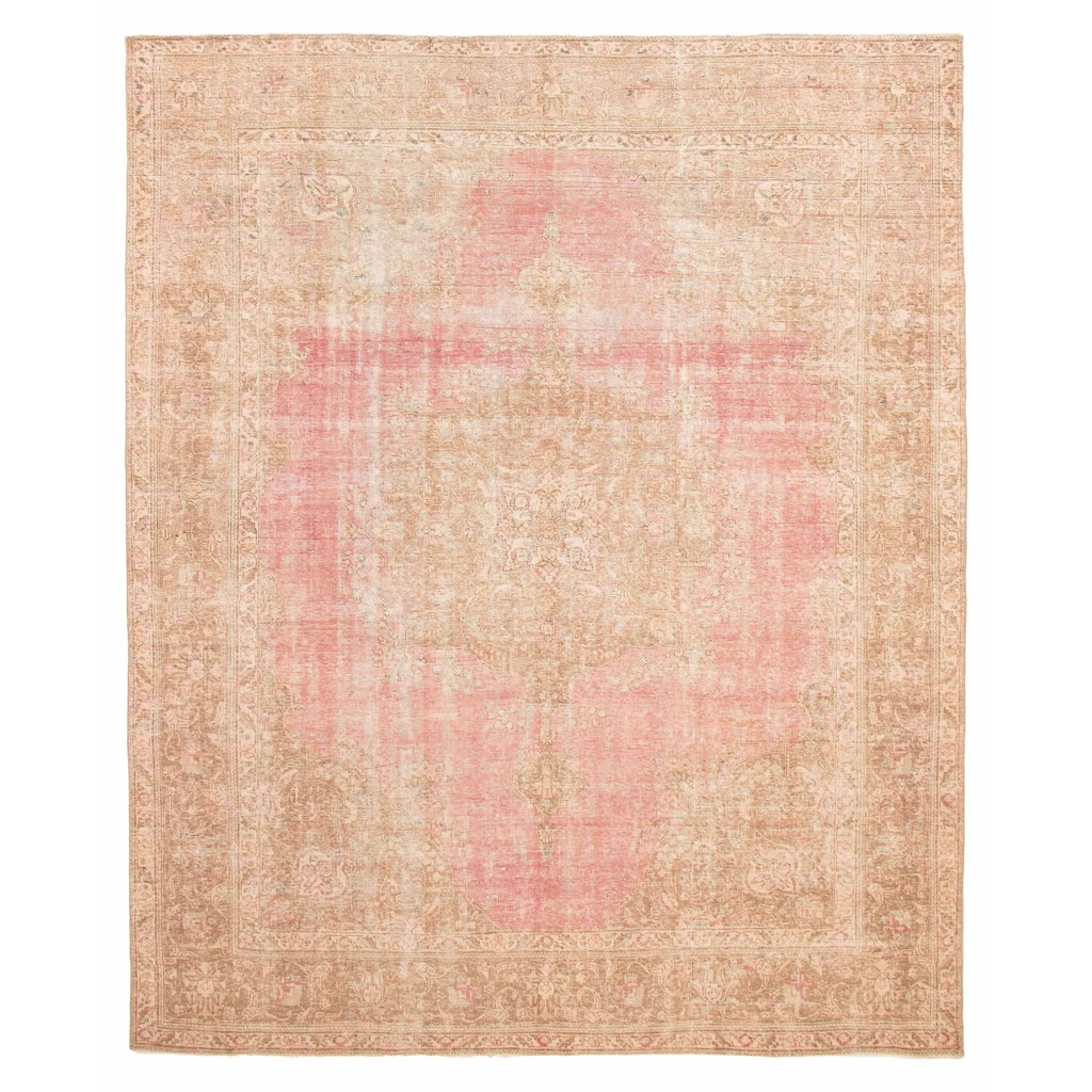 ECARPETGALLERY Hand-knotted Antalya Vintage Violet Wool Rug - 10'0 x 12'4