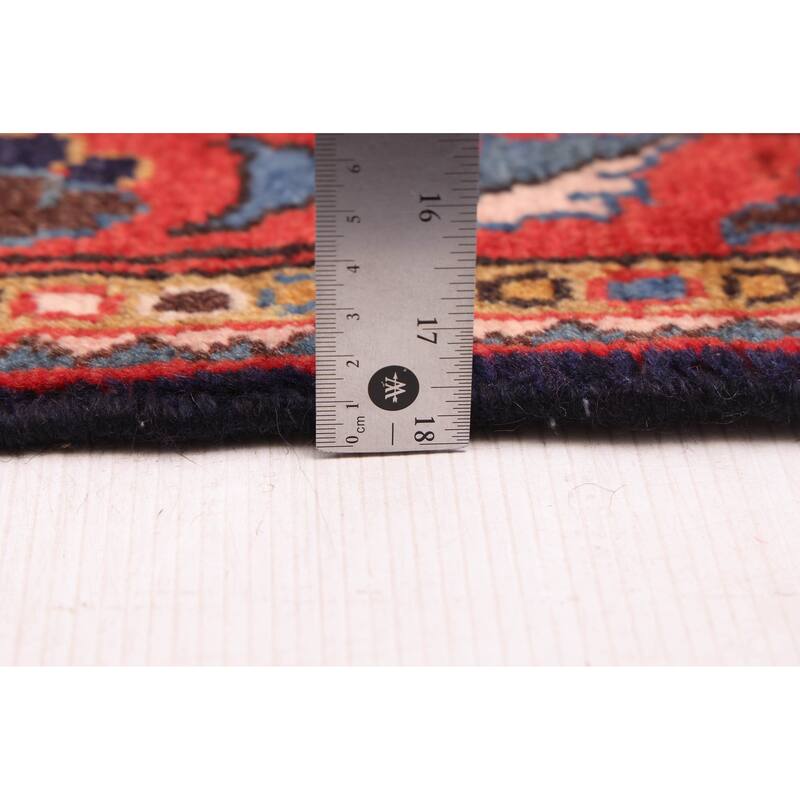 ECARPETGALLERY Hand-knotted Andelz Dark Navy Wool Rug - 3'3 x 10'6