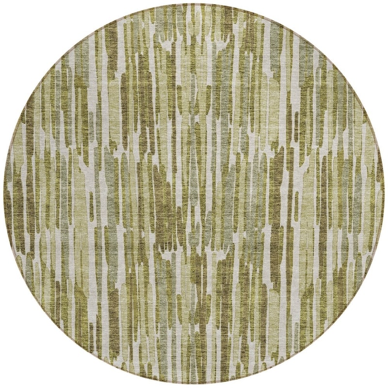 HomeRoots Abstract Transitional Rectangle Outdoor Rug