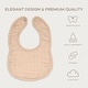 preview thumbnail 7 of 65, Muslin Cotton Baby Bibs Adjustable Size by Comfy Cubs