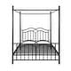 preview thumbnail 7 of 12, Earhart Metal Queen Canopy Platform Bed by Christopher Knight Home