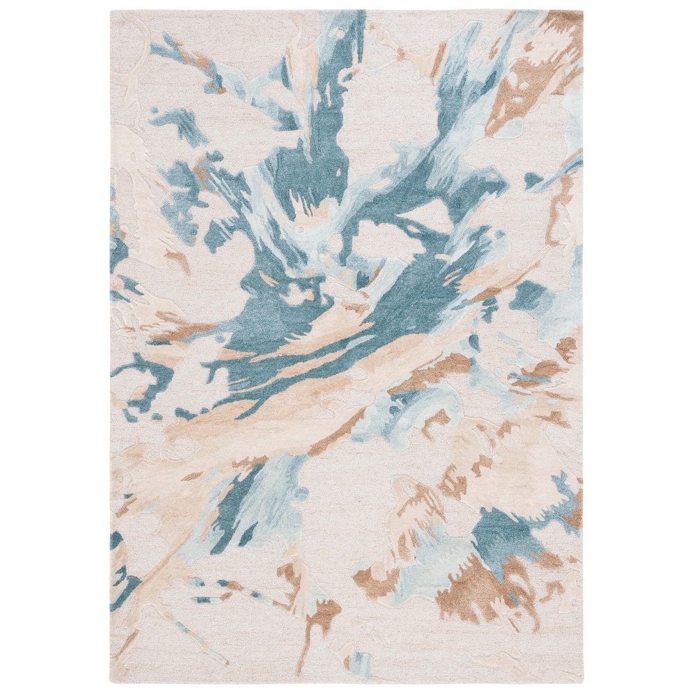 SAFAVIEH Handmade Fifth Avenue Teodorina Mid-Century Modern Wool Rug