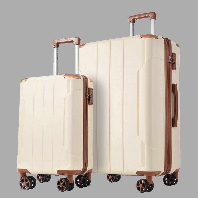 Lightweight ABS 2-Piece Luggage Set with 28" Expandable Suitcase and TSA Lock (20/28)