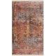preview thumbnail 18 of 48, SAFAVIEH Vintage Distressed Boho Persian Bihter Oriental Polyester Rug with Fringe 4' x 6' - Brown/Multi - Rectangle