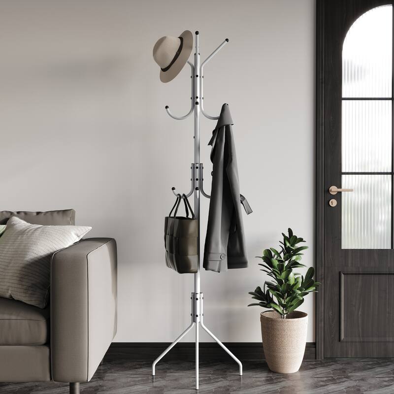 CraftPorch Contemporary Freestanding Metal Coat Rack - N/A