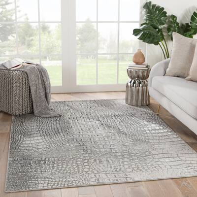 Carson Carrington Ytlings Animal Grey Area Rug