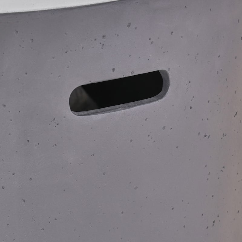 Aidan Outdoor Circular Propane Fire Pit by Christopher Knight Home